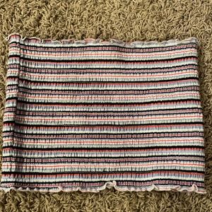 brand new striped tube top (never worn)